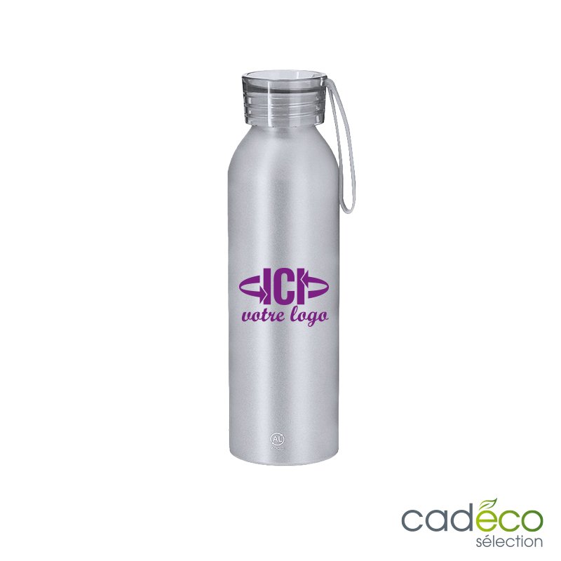 Bouteille en alu recyclé publicitaire LLANO 650 ml
