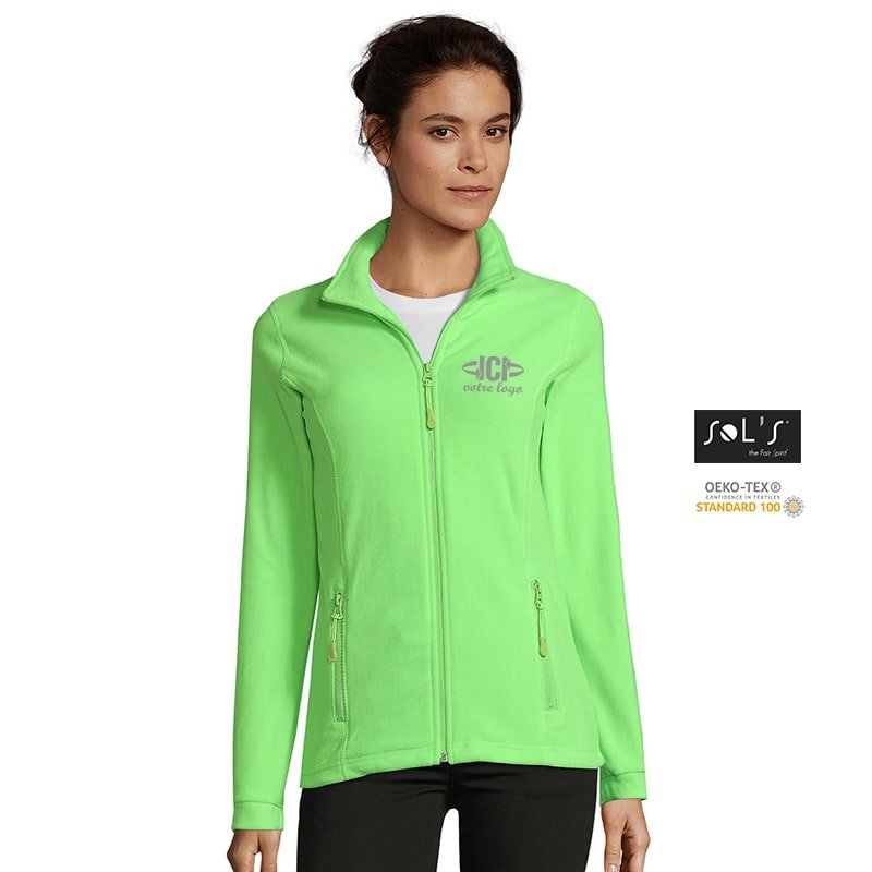 Veste micro polaire NOVA FLUO Femme Cadactuel