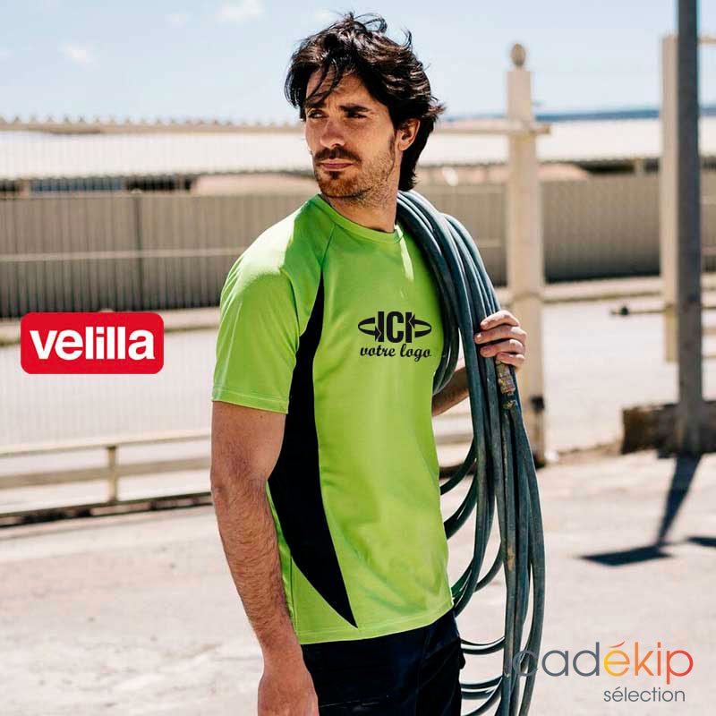 T-shirt publicitaire technique bicolore BLACKWELL