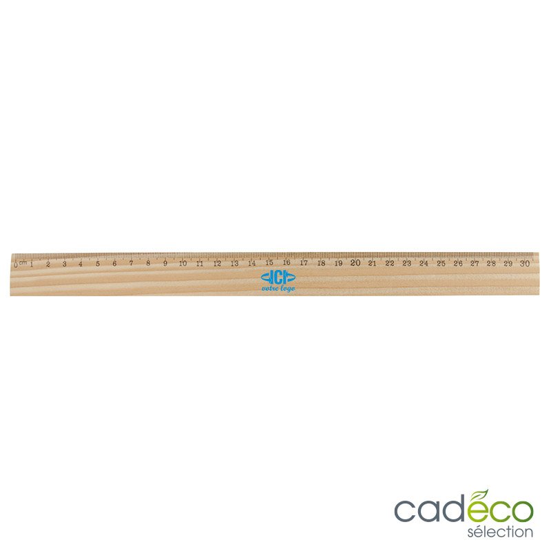 Règle en bois 30 cm publicitaire NOXON