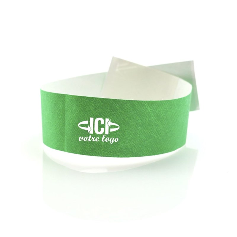 Bracelet en papier publicitaire TIRAU