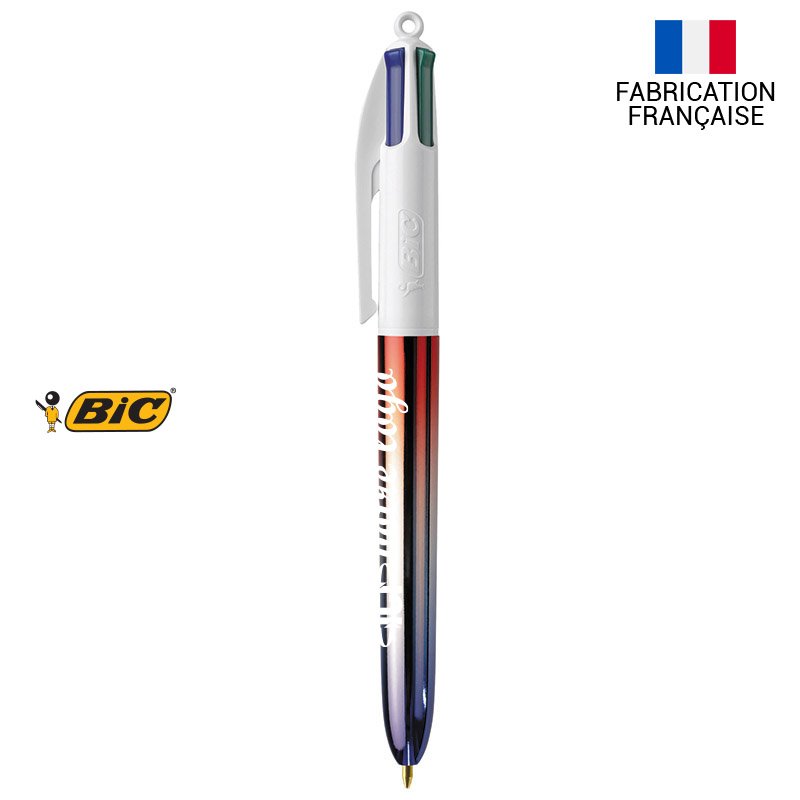 Stylo BIC personnalisé 4 couleurs FLAGS