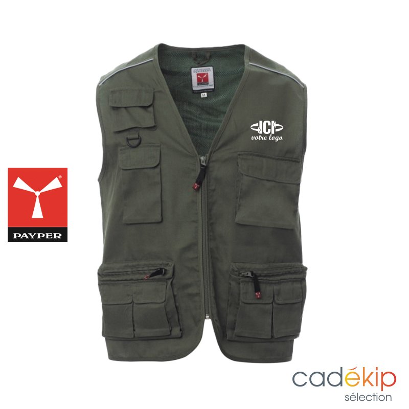 Gilet multipoches publicitaire POCKET
