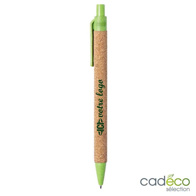 Stylo en liège publicitaire NEWLIN