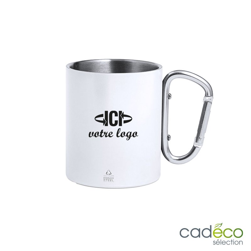 Mug acier inox recyclé publicitaire KEMPNER 300 ml