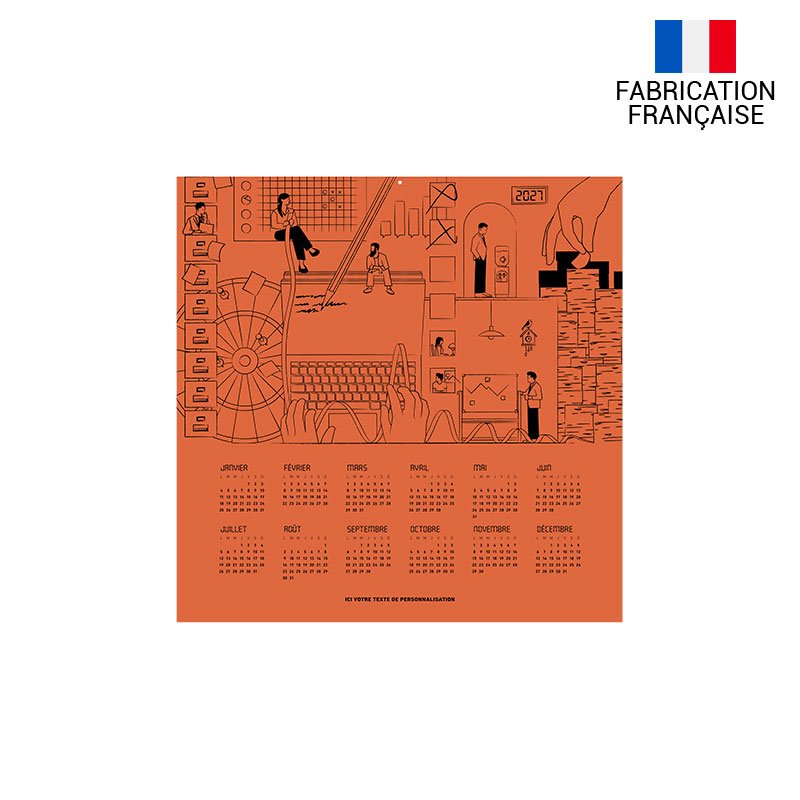 Bancaire BURO carré 460 x 460 mm