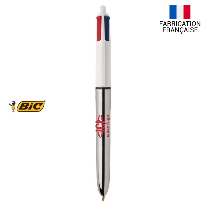 Stylo bic 4 couleurs personnalisé