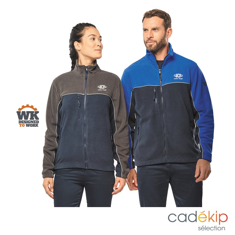 Veste polaire bicolore publicitaire MISSION 280g