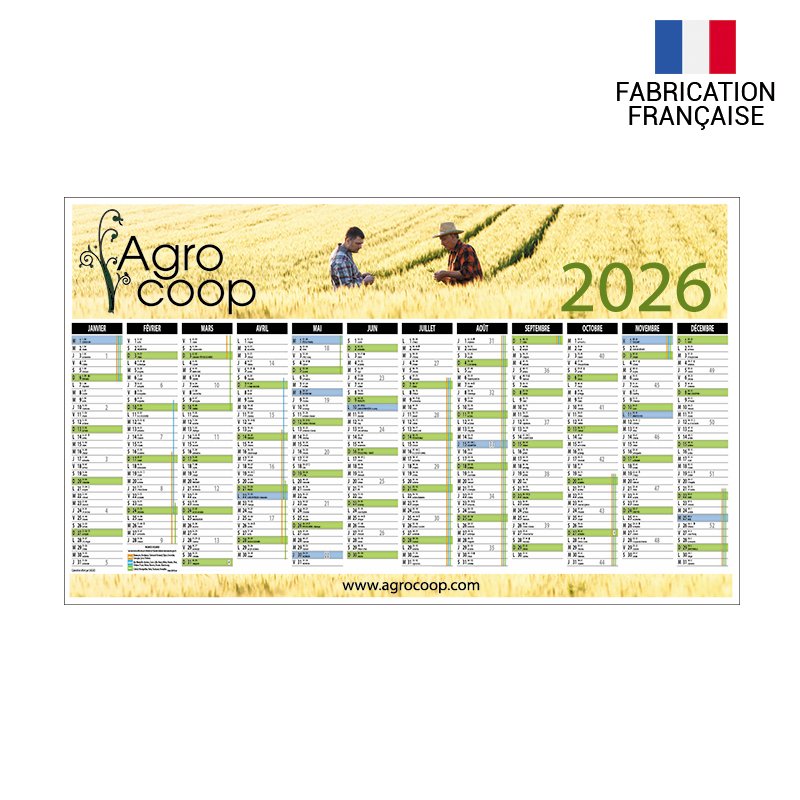 Calendrier bancaire CREAPLANNING 650 x 405