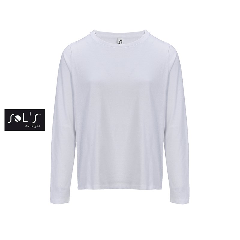 T-shirt manches longues MONARCH blanc Femme