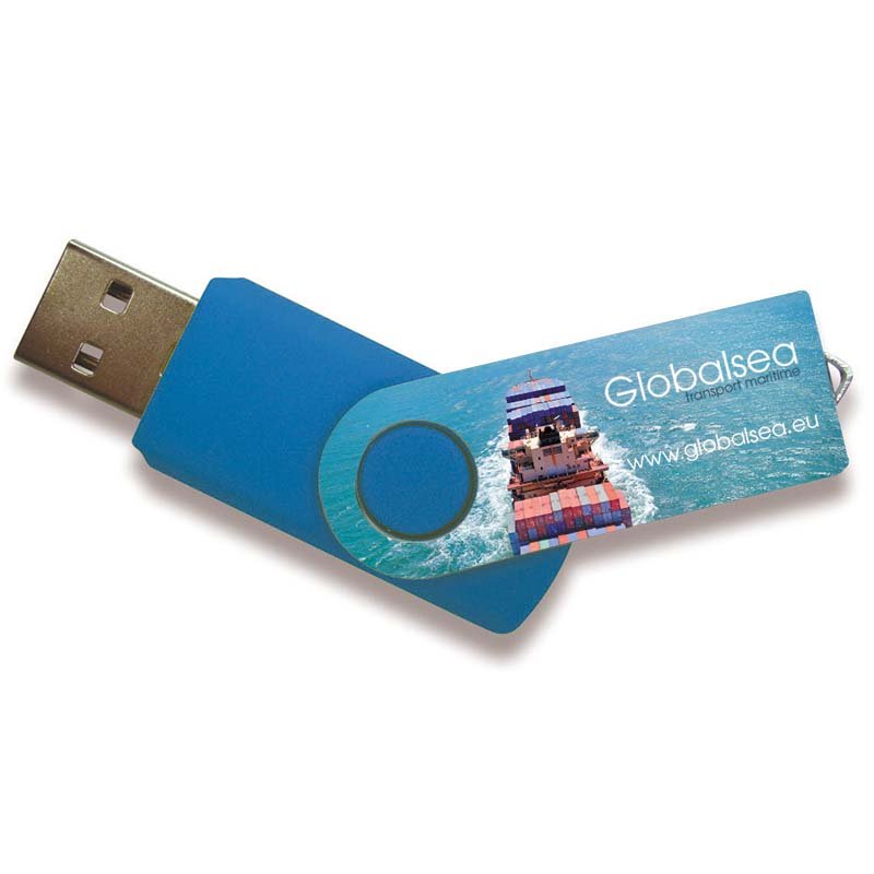 Clé USB publicitaire TWISTER QUADRI RUSH 16Go