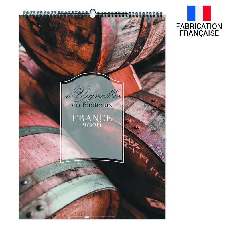 Feuillet DE VIGNOBLES EN CHATEAUX XXL 7F spirale