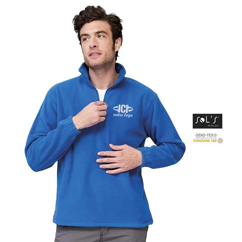 Sweatshirt polaire publicitaire NESS Mixte