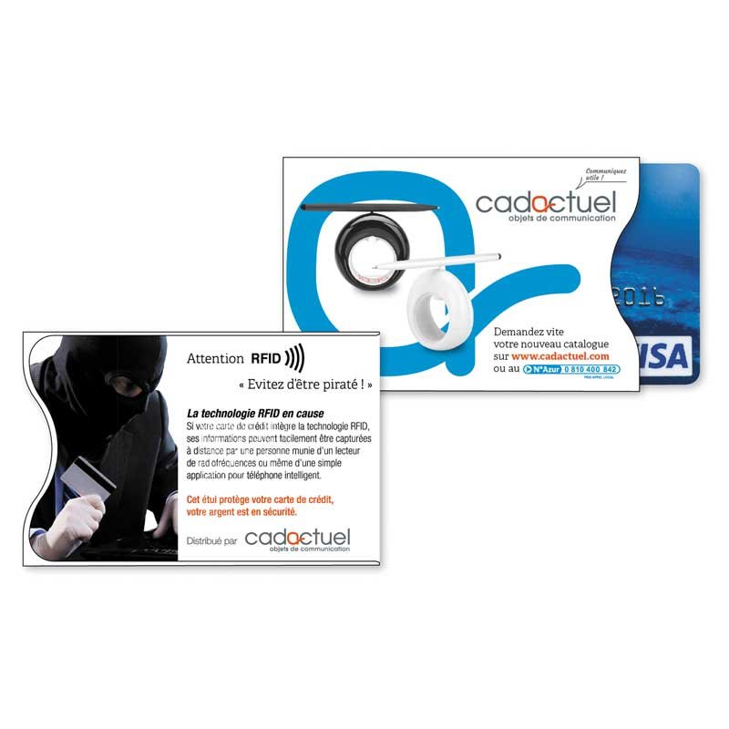 Porte-carte bancaire anti-rfid personnalisable Cardguard