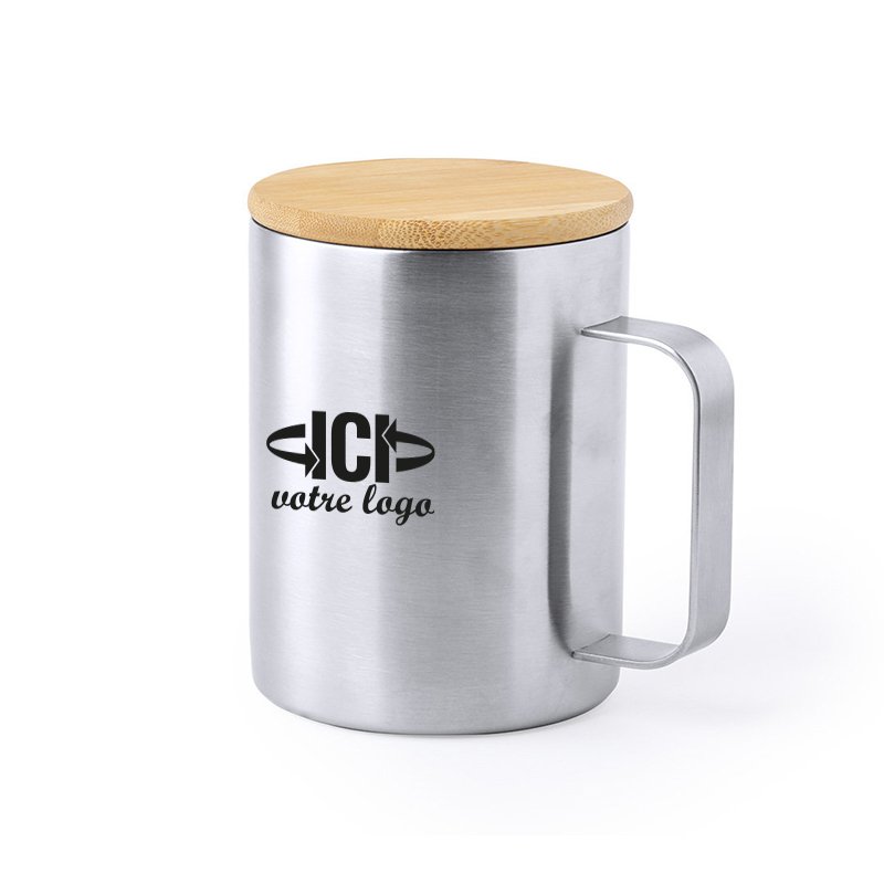 Mug isotherme publicitaire KINGSBURY 350 ml