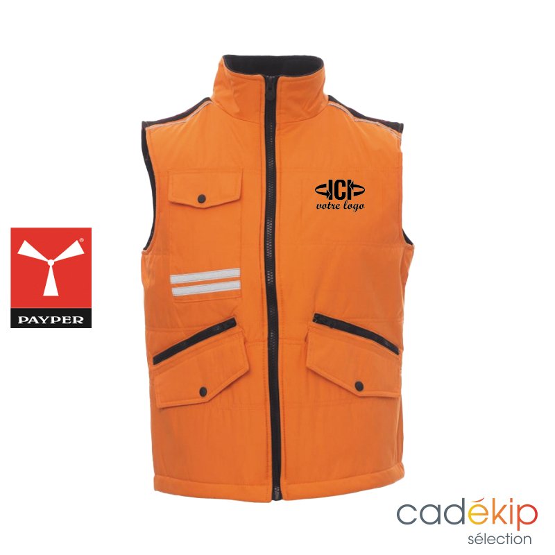 Gilet multipoches publicitaire MIG 2.0