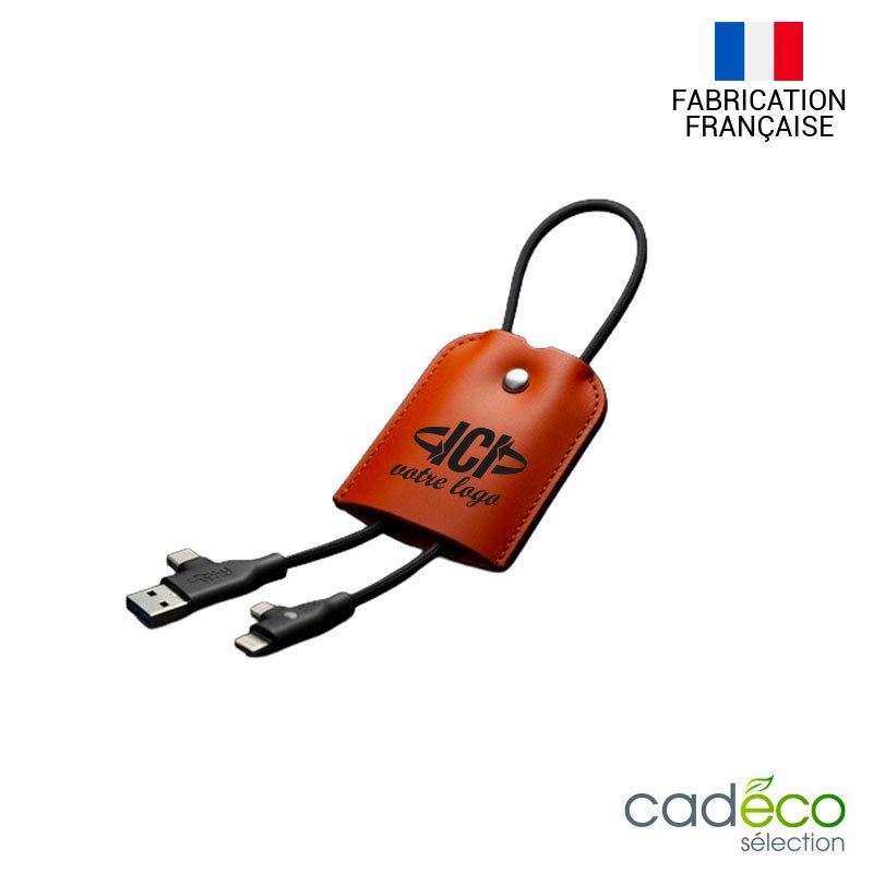 Câble de charge publicitaire LE SELLIER ETUI