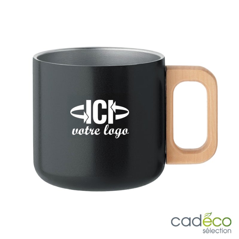 Mug acier inox recyclé publicitaire KENNEY 350 ml