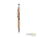 Stylo stylet en bambou publicitaire MOORE
