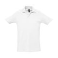 Polo publicitaire SPRING II 210g Blanc Homme à personnaliser