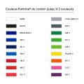Cordon téléphone personnalisé CLIFTON gamme couleurs