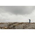 Parapluie pliant publicitaire WORTHAM mis en situation
