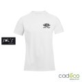 T-shirt EXPLORER Coton recyclé 150g Mixte blanc