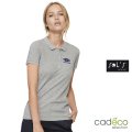 Polo coton bio PLANET 170g Couleur Femme RUSH