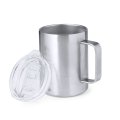 Mug iso acier inox recyclé KIRVIN 370 ml ouvert