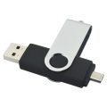 Clé USB publicitaire TWISTER SMART 1Go ouverte