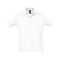 Polo publicitaire manches courtes SUMMER II 170g Blanc Homme à personnaliser