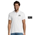 Polo manches courtes PRESCOTT 170g Blanc Homme