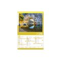 Calendrier bloc agrafé 12 PAYSAGES 12F 6