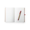 Carnet de notes publicitaire BIVINS A5 rouge ouvert