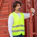 Veste visibilité publicitaire HOBSON sur un homme