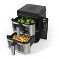 Friteuse sans huile double bac LULING ouvert