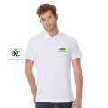 Polo personnalisé ID001 180g blanc Homme