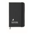 Carnet notes A6 PAIGE noir marqué