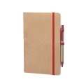 Carnet de notes publicitaire BIVINS A5 avec stylo rouge
