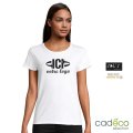 T-shirt publicitaire CRUSADER Coton Bio Blanc 150g Femme