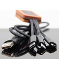 Câble éco bambou SCX Design NEWTON zoom sur les embouts