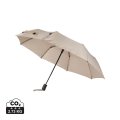 Parapluie pliant publicitaire WORTHAM grège logo