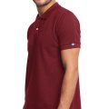 Polo personnalisé coton bio SARTRE 220g Homme zoom sur le côté