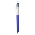 Stylo BIC 4 couleurs publicitaire GLACÉ bleu