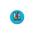 exemple Badge personnalisé bouton ENCINO 45 mm