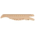 Règle pubilcitaire WOODENRUL en forme de crocodile