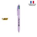 Stylo BIC 4 couleurs personnalisé PASTEL