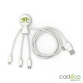 Câble de charge publicitaire MR BIO long QUADRI