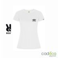 T-shirt publicitaire sport IMOLA 135g recyclé blanc Femme
