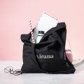 Sac en coton 105g publicitaire MILES couleur mis en situation